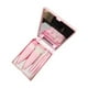 thumbnail image 4 of Ruifaya Mini juego de 5 brochas de maquillaje con espejo para viajes, portátil, para principiantes, J5, 4 of 6