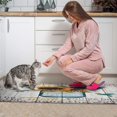 thumbnail image 4 of Kitchen Rugs and Mats Non Skid Washable Text Sunflower Flowers Kitchen Mat and Rug Set,Floor Cushion Waterproof Rug,Rubber Backed Area Rugs for Kitchen Laundry, 4 of 7