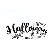Mozhitti Halloween Decorations Removable DIY Wall Stickers Window Stickers Wall Decals Window Party Decorations For Halloween Party Supplies