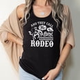 thumbnail image 3 of And They Call The Thing Rodeo Western Tank Top for Women & Teens Cute Country Top Black Tank top Large, 3 of 5