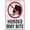 Warning Sign 1, variant on Food Waste Outdoor Safe Sign - 8"x12", UV Protected, Weatherproof - Restaurant, Café, Office, School Cafeteria Alert