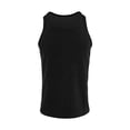 thumbnail image 4 of Fabrcox Waffle Tank Tops Men Compression Crew Neck Mens Sleeveless Shirts Big and Tall Basic Breathable Basketball Going Out Mens Muscle Shirts Black XXXL, 4 of 9