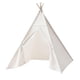 thumbnail image 1 of Tienda tipi portátil para niños, regalo ideal para interiores, picnics, sala de estar o patio trasero. Bola blanca de 09 m, 1 of 9