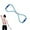Blue, variant on Resistance Band with Handles, Figure 8 Tension Rope Stretch Bands for Exercise, Shoulder Biceps Chest Arm Workout Equipment, 8 Shaped Elastic Pull Yoga Tension Rope