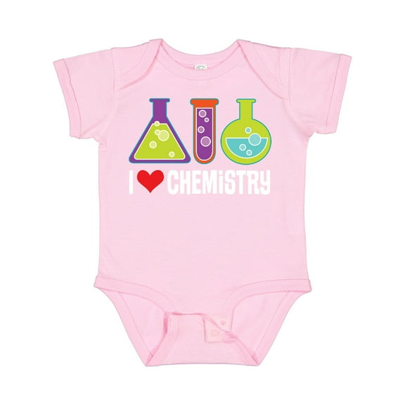 Inktastic I Love Chemistry Science Boys or Girls Baby Bodysuit