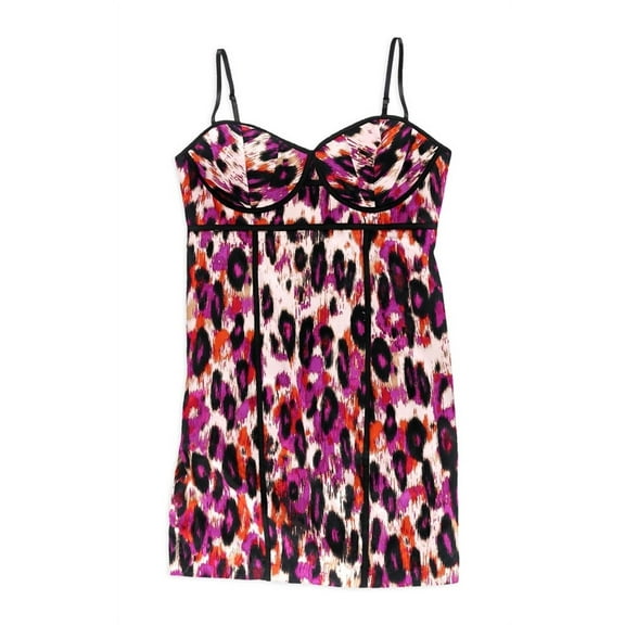 Kensie Womens IKAT Sheath Dress, Pink, Small