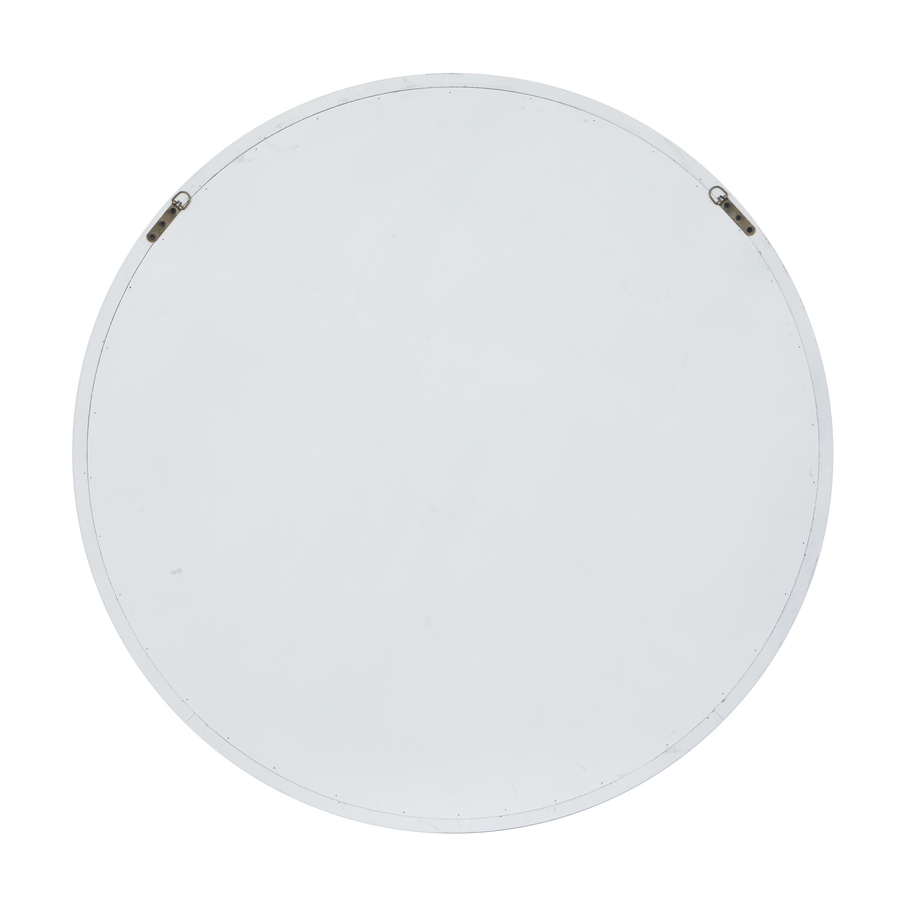 DecMode 42" x 42" White Wall Mirror
