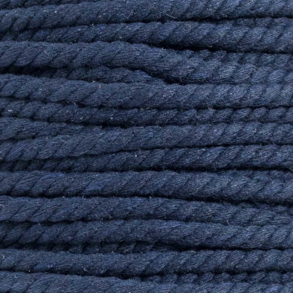 Super Soft 3 Strand Twisted Cotton Rope - Multiple Colors to Choose from in Various Diameters and Lengths