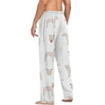 thumbnail image 3 of FREEAMG Men's Pajama Pants with Pockets Loose Lounge Sleepwear Long Pjs Bottoms, 3 of 4