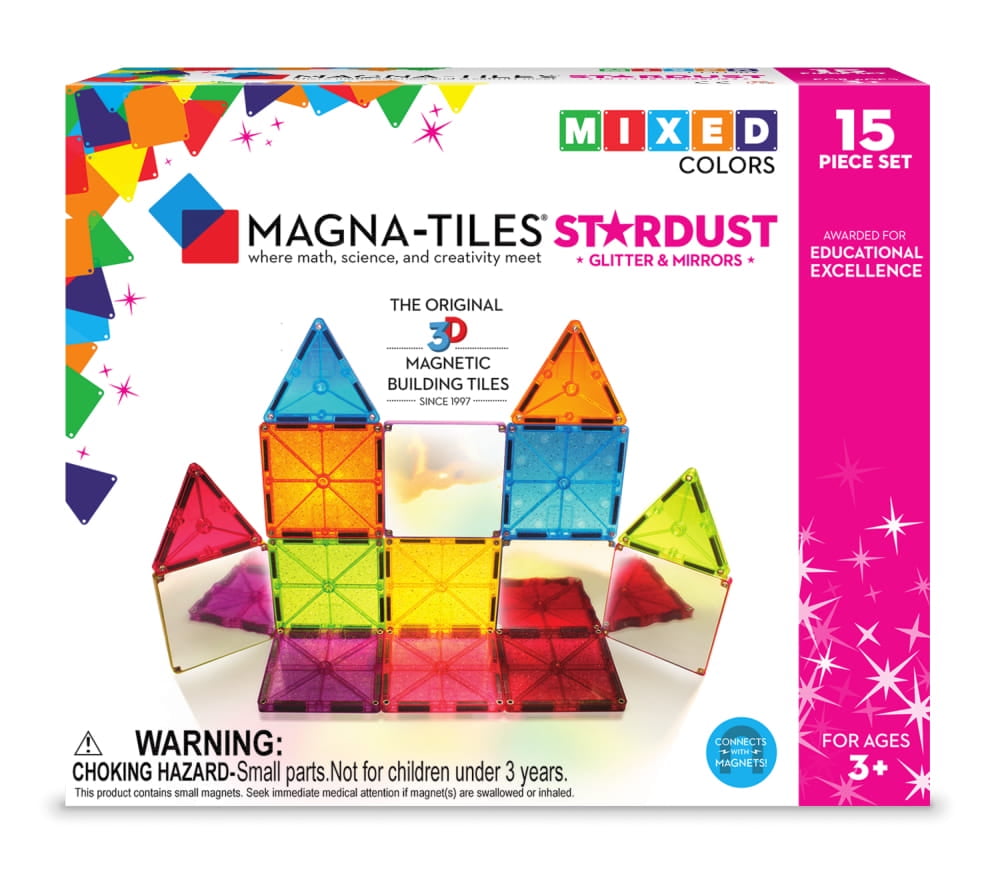 Magna-Tiles 15-Piece Stardust Set ? The 