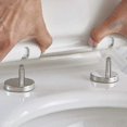 thumbnail image 1 of 1 Pair Toilet Seat Hinge, Toilet Seat Hinge Fixings, Toilet Seat Fixing Part Top Fixing Universal Fixing Bolt Expansion, 1 of 3