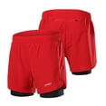 thumbnail image 1 of Pantalones cortos Shorts de carrera Lixada 2-en-1 para hombre Secado rápido Transpirable Ejercicio d Lixada Pantalones cortos, 1 of 7