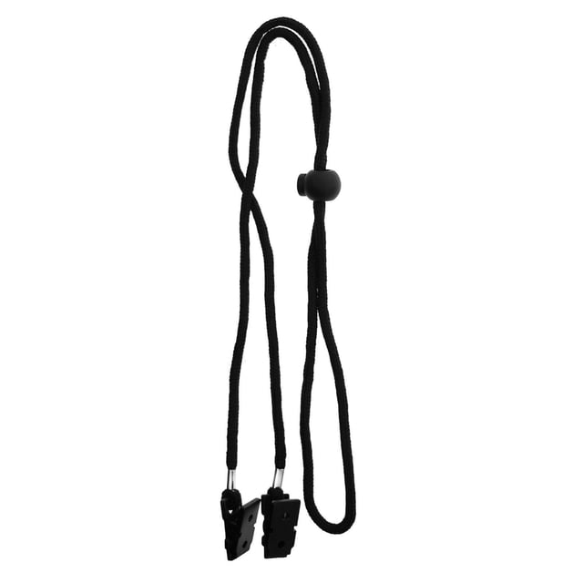 Clip porta babero ligero para mantener la ropa limpia, protector de ropa para comedor, servilletas Negro