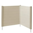 thumbnail image 2 of Casafield 42" x 42" Privacy Screen - Outdoor Vinyl Fence Panel - Tan, 2 of 7
