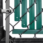 Fenpro Chain-Link Fence Blade Slats with Bottom Lock (5-ft, Green)