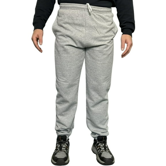 Fruit of The Loom Men's Fleece Jogger Sweatpants 2 Pockets Relaxed Fit Irregular