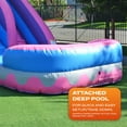 thumbnail image 7 of JumpOrange Princess Tiara Commercial Grade Water Slide with Splash Pool for Kids and Adults (with Blower), 7 of 7