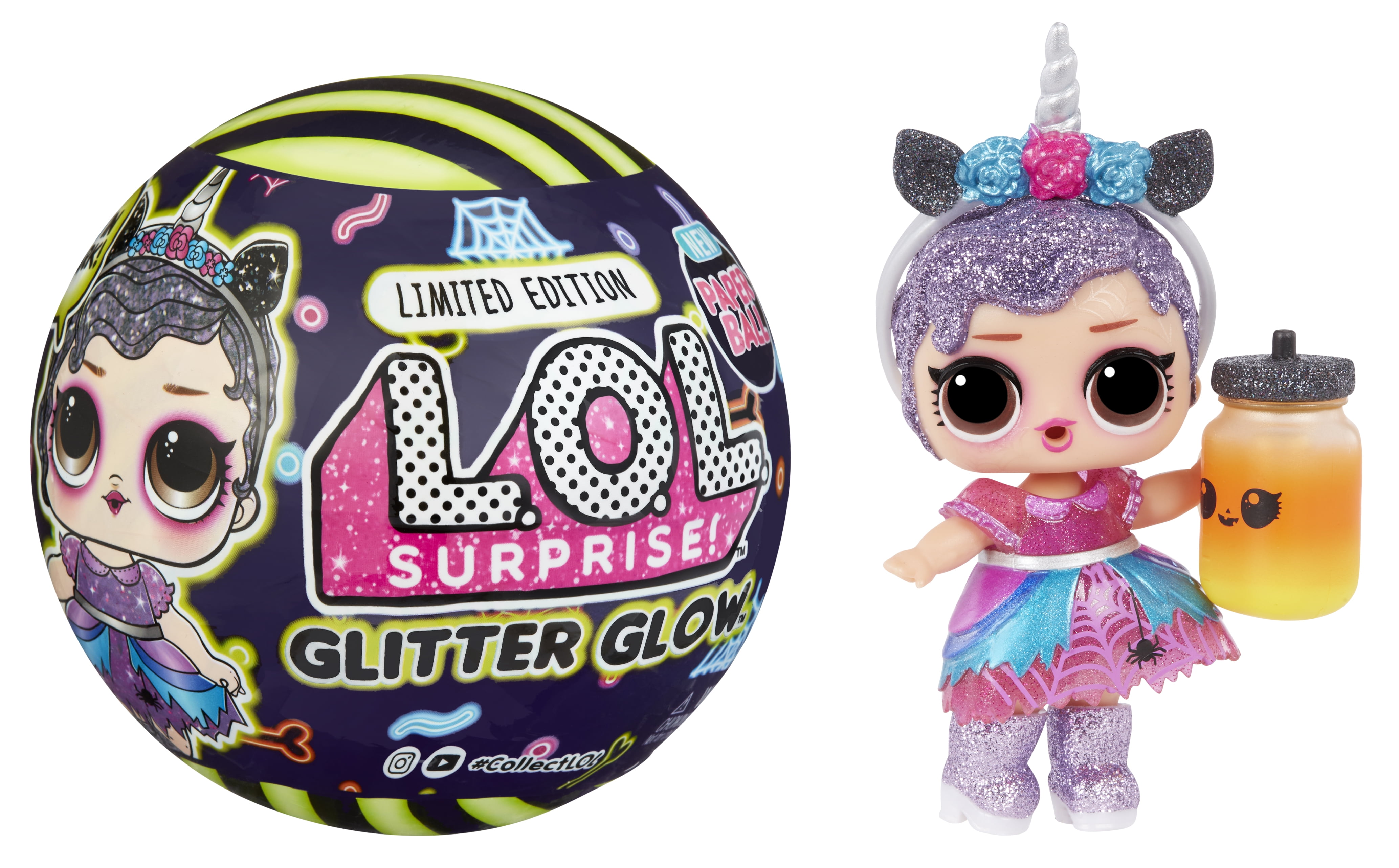 Surprise Glitter Glow Doll Enchanted B.B. 7 Surprises, Halloween Dolls, Accessories, Edition Dolls, Collectible Dolls, Dolls - Walmart.com