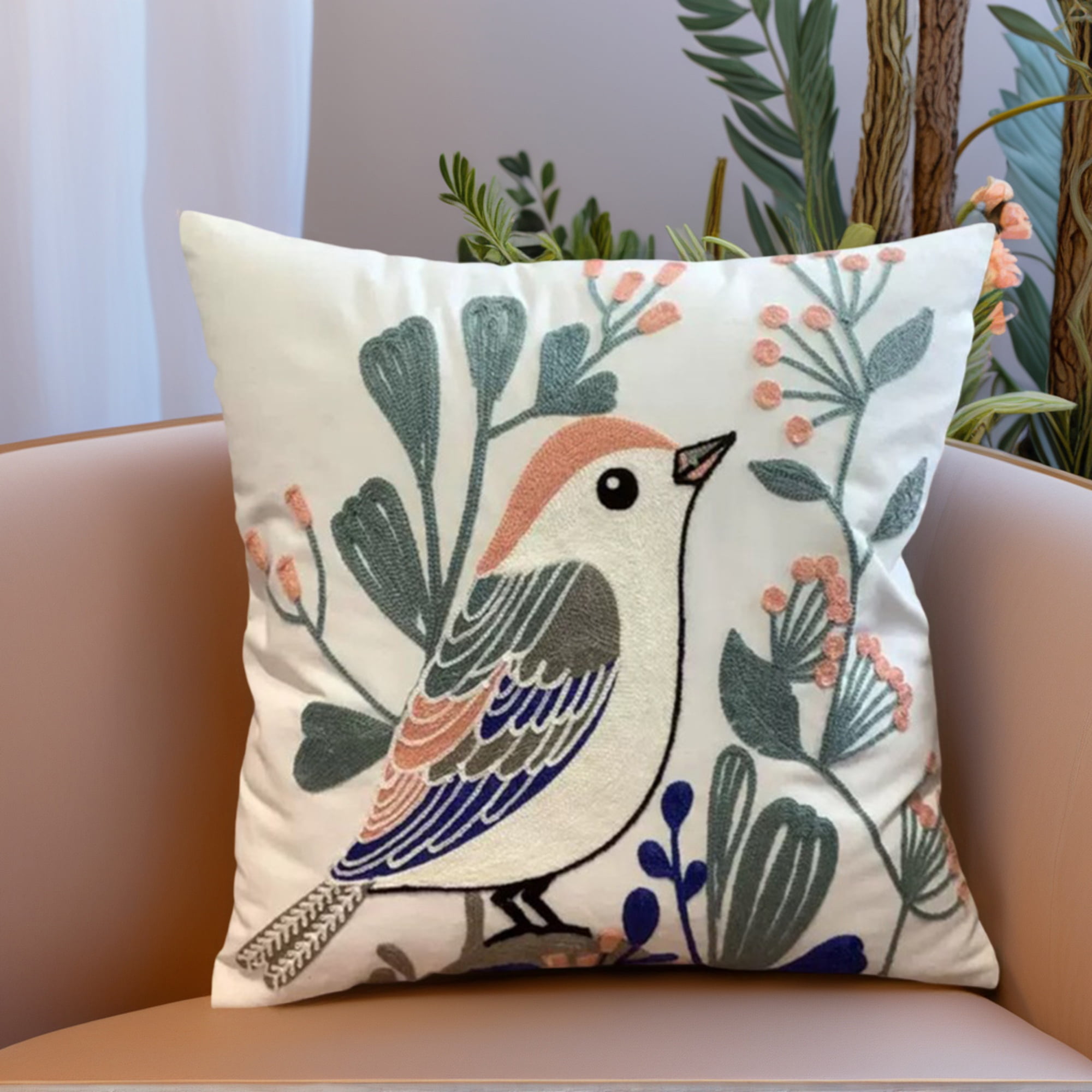 Unique Bargains Square Throw Pillow Covers Pack of 2 Multicolor Pattern 7 18" x 18"