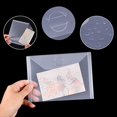 thumbnail image 4 of Bolsa de Almacenamiento Transparente para Sellos y Troqueles de 20 Piezas, Almacenamiento de Plantillas de 5 X 7 Pulgadas para Plantillas Troqueladas, áLbumes de Recortes de Sellos, 4 of 5