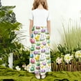 thumbnail image 4 of hengsof Girls Casual Maxi Floral Dress Short Sleeve Dresses with Pockets, 4 of 6