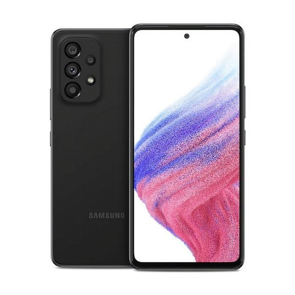 Restored Samsung Galaxy A53 5G 128GB Black Quad Camera Smartphone (Unlocked) (Refurbished)