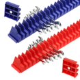 thumbnail image 1 of 46pcs Magnetic Wrench Organizer for Tool Box, Magnetic Modular Wrench Organizer Holder Toolbox Universally for 46 Tools Drawer Chest Ratcheting Offset Wrenches, Red Blue, 1 of 7