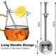 thumbnail image 2 of 2 filtros de té de acero inoxidable para té de hojas sueltas, filtros de té avanzados y filtros con asas para taza y tetera, difusor de intervalo de té de malla fina reutilizable JM, 2 of 5