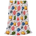 thumbnail image 2 of Fuzoiu Watercolor Teapots Print Ultra-Soft Micro Fleece Blanket,All Seasons Flannel Throw, Lightweight Blanket for Bed, Sofa, Couch, Movie Night, Camping, and Travel-40"x30", 2 of 7