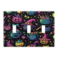 thumbnail image 5 of WOBOGO Cat Wtch Hat Black Pattern 2-hole Switch Plates PC Flame Retardant Plastic Material Glossy Finish Smooth Touch 4.56x4.48x0.27in, 5 of 8