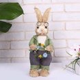 thumbnail image 2 of Bunny Easter Artificial Straw Rabbit Ornaments Party Props Multicolor Foam Home Decoration Simulation, 2 of 5