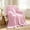 Pink, variant on Throw Blanket for Sofa Couch, Ultra Soft Throws for Travel Camping, Lightweight Cozy Blanket for All Seasons, Decor & Gift Blanket for Women Men, Black