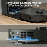 Dreame X40 Ultra Robot Vacuum, Removable & Liftable Mop, 12000Pa Suction, 158°F Mop Self Cleaning