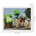 thumbnail image 2 of Diamond Arts Kits for Adults - Plants Vs Zombies Full Drill Diamond Arts for Beginners, Round 5D Paint with Diamonds Gem Art Painting Kits for Home Wall Decor Gifts 16"x20", 2 of 8
