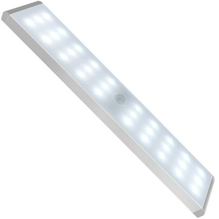 

LED Closet Light with Built-in Magnet 900mAh USB Rechargeable Motion Sensor Cabinet Light 180lm 30-LED Wardrobe LED Light Wir