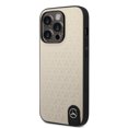 thumbnail image 1 of Case Mercedes Benz Piel Estrellas Compatible Iph 14 Pro Gris, 1 of 7