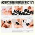 thumbnail image 4 of Semi-Cured Gel Nail Wraps Sticker Color Full Cover Nail Patch Extension UV Lamp Long-Lasting, 4 of 5