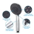 Powerful High Pressure Handheld Shower Head with 5 Settings Perfect