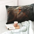 thumbnail image 4 of Sikiie Abstract White Dragon Pillow Covers, Throw Pillow Case Cushion Covers,Cushion for Bedroom,Couch,Home-14"x20", 4 of 6