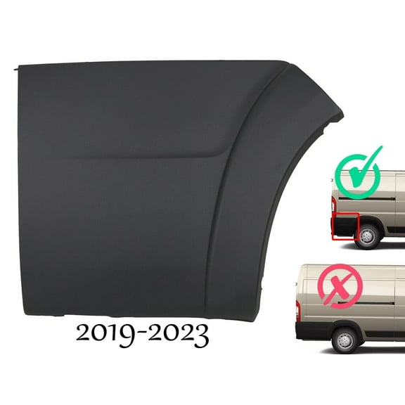 2019 2020 2021 2022 Compatible with Ram Promaster 1500 2500 Right Passenger Rear Side Panel Molding Trim Black