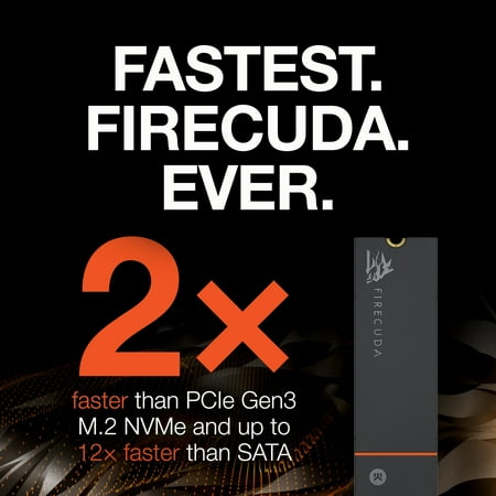Seagate - FireCuda 530 1TB Internal SSD PCIe Gen 4 x4 NVMe with Heatsink for PS5