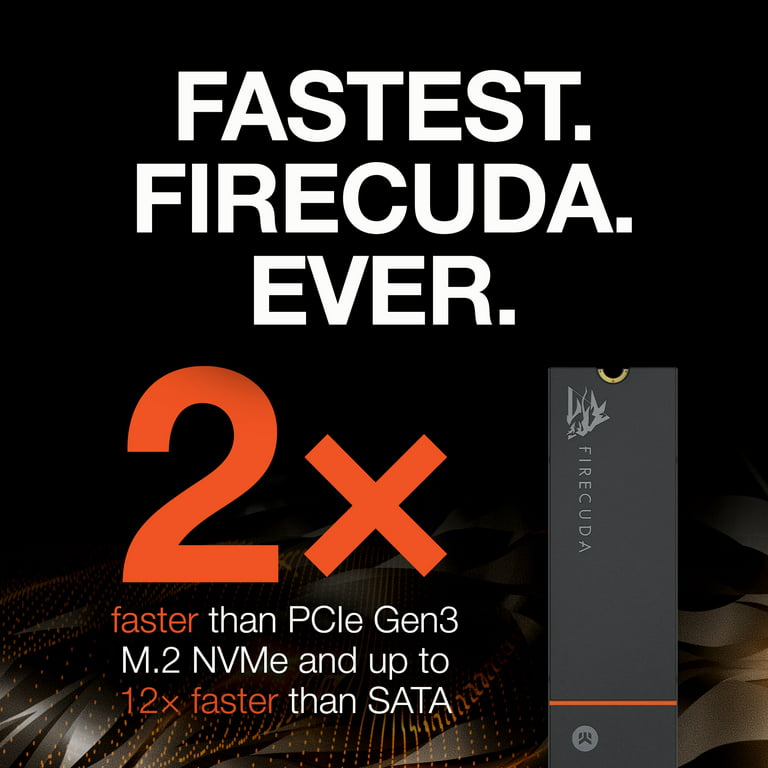 Seagate FireCuda 530 SSD 4To NVMe Hs FireCuda 530 Heatsink SSD NVMe PCIe M.2  4To data recovery service 3 years - Disque SSD - Disque Dur/SSD -  Composants - Informatique