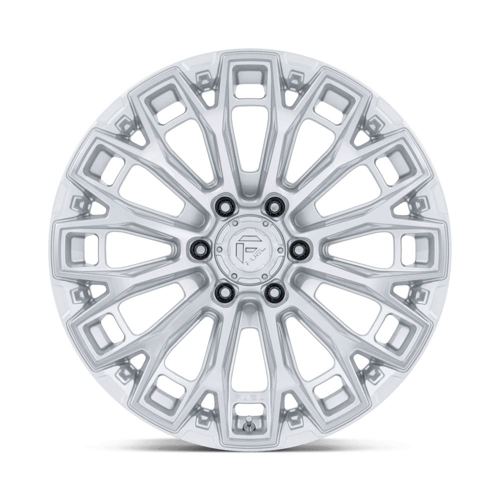 17x9 Fuel Off-Road FC882 Trax Gloss Silver W/ Machined Face Wheel 6x5.5 (-12mm)