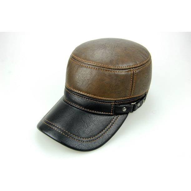 Sombreros de moda gorras con visera para hombres gorras planas cálidas gorras de lana,B
