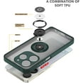 thumbnail image 6 of Case for Tecno Spark 10 Pro Case with Stand, Compatible with Magnetic Car Phone Mount, Ultra Slim Tecno Spark 10 Pro Phone Case for Women Men Shockproof Protective Cases Cover (Dark Green), 6 of 14