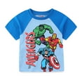 thumbnail image 2 of Marvel Avengers Short Sleeve T-Shirt and French Terry Shorts Set (Boys), 2 Piece Set, Sizes 2T-7, 2 of 7