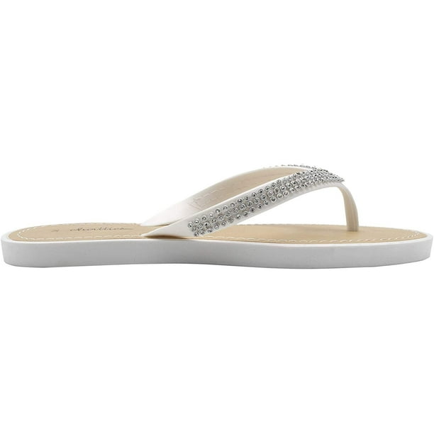 wide fit sparkly flat sandals