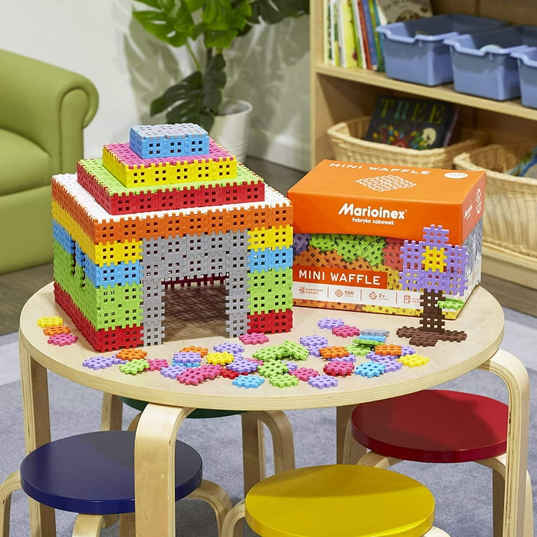 Marioinex 902141 Mini Waffle, Set of 500 Pieces, Multi