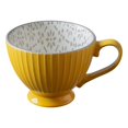 thumbnail image 1 of Taza de café pintada a mano, taza vintage, suministros para cafetería y bar, relieve, 1 of 5