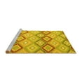thumbnail image 2 of Ahgly Company Machine Washable Indoor Round Southwestern Yellow Country Area Rugs, 5' Round, 2 of 4